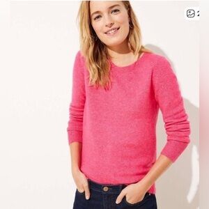 NWT LOFT Fuchsia Knit Sweater - MP